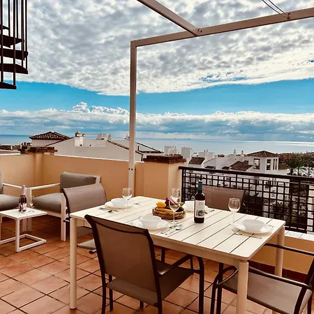 Ferienwohnung Duquesa Regent 2435 Wonderful Seaviews Duplex Manilva Exterior foto